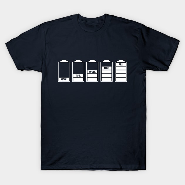 Daily Battery T-Shirt by viograpiks